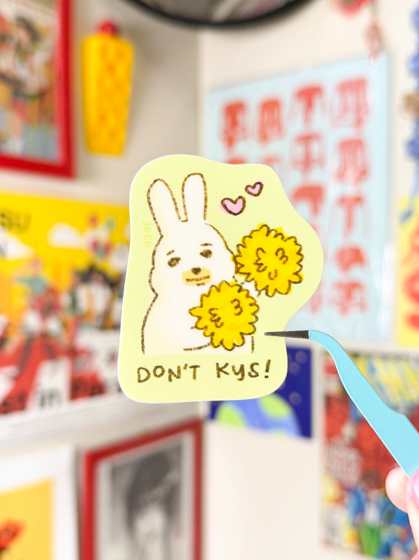 vinyl sticker - don't kys