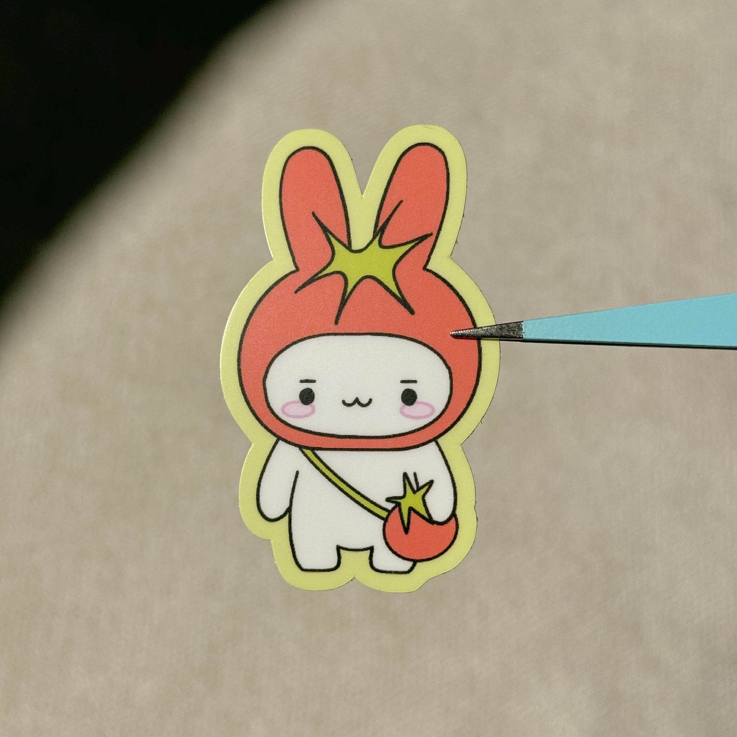 vinyl sticker - tomato bunji