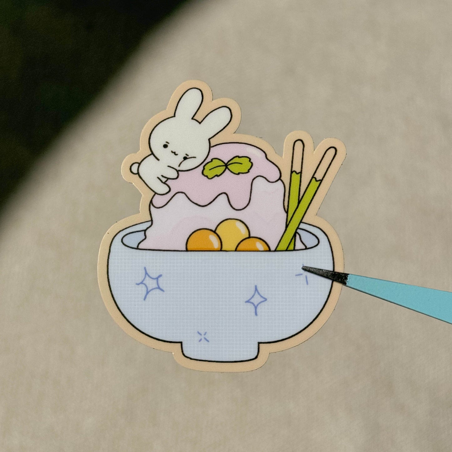 vinyl sticker - bingsoo bunji