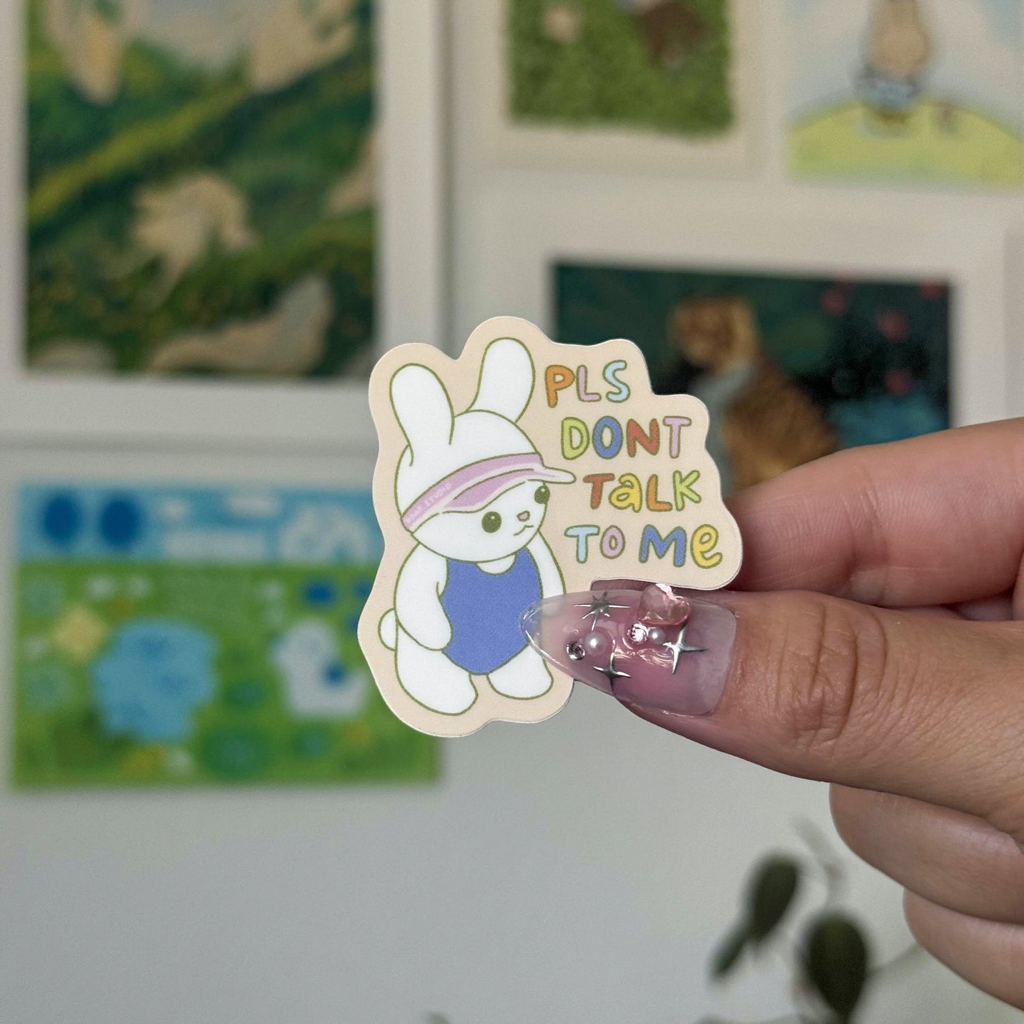 vinyl sticker - vacation bunji