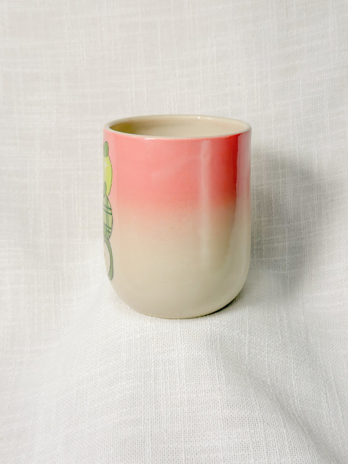 3 apples tall cup (pink)
