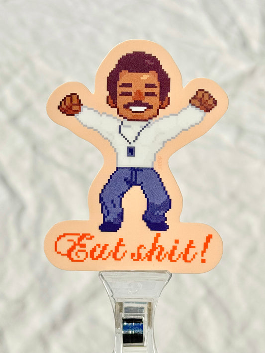 vinyl sticker - eat shit