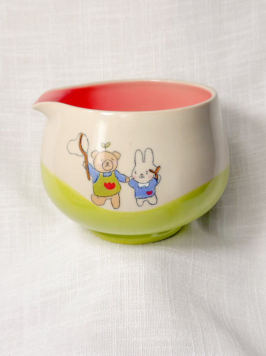 woody x dgaf - friend crossing matcha bowl