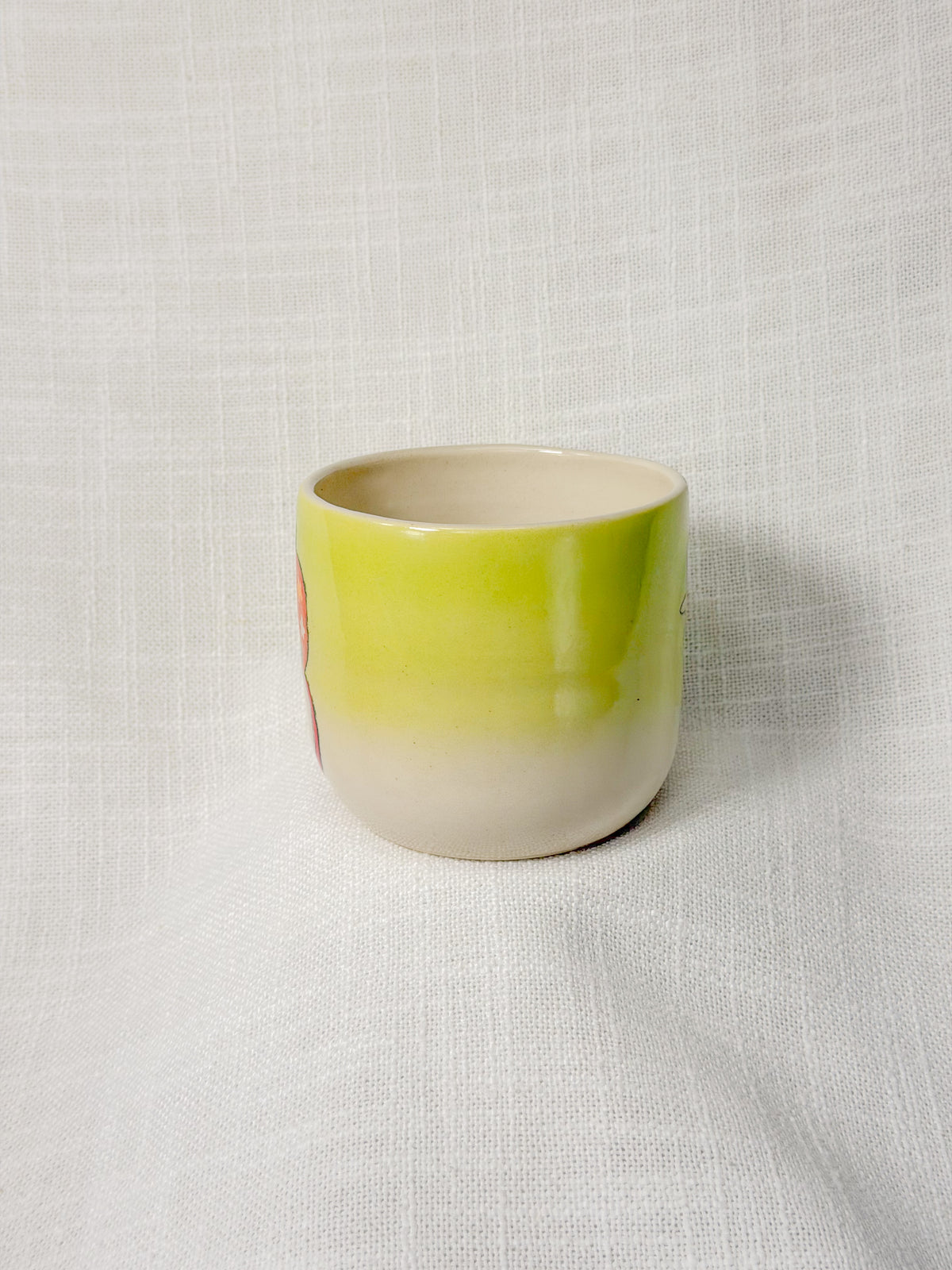 2 apples short cup (green)