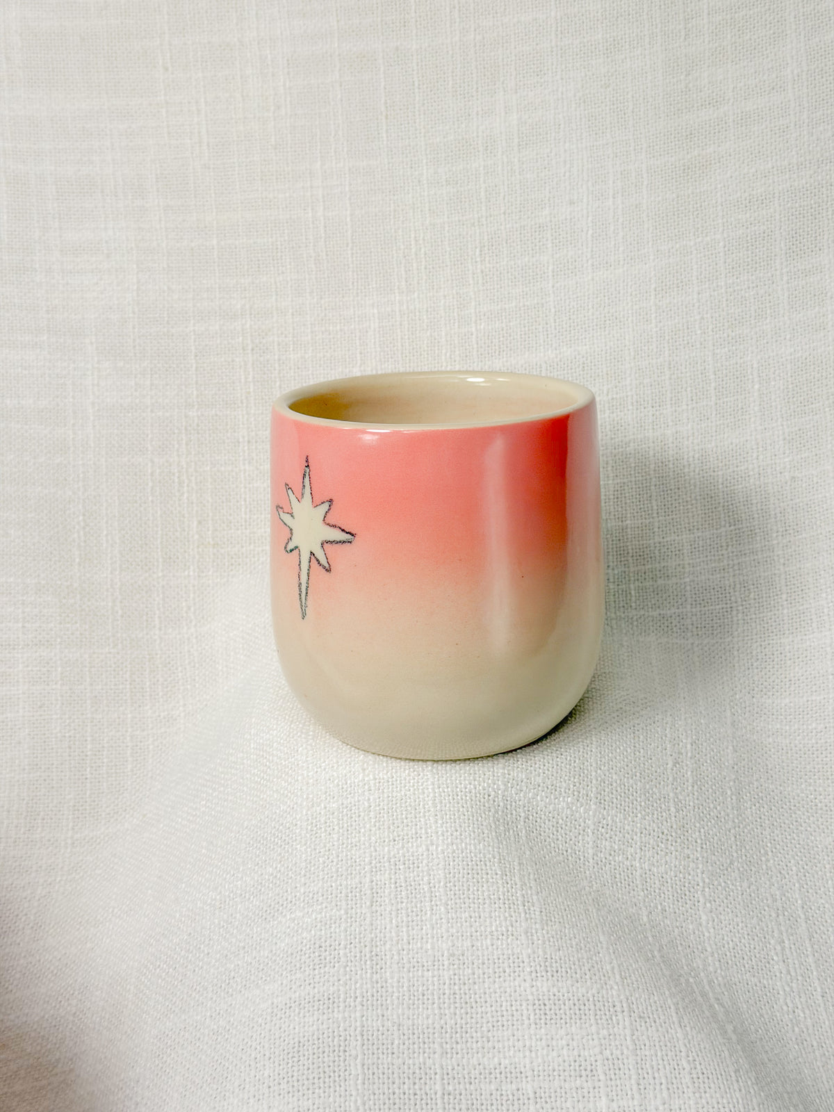 2 apples short cup (pink)