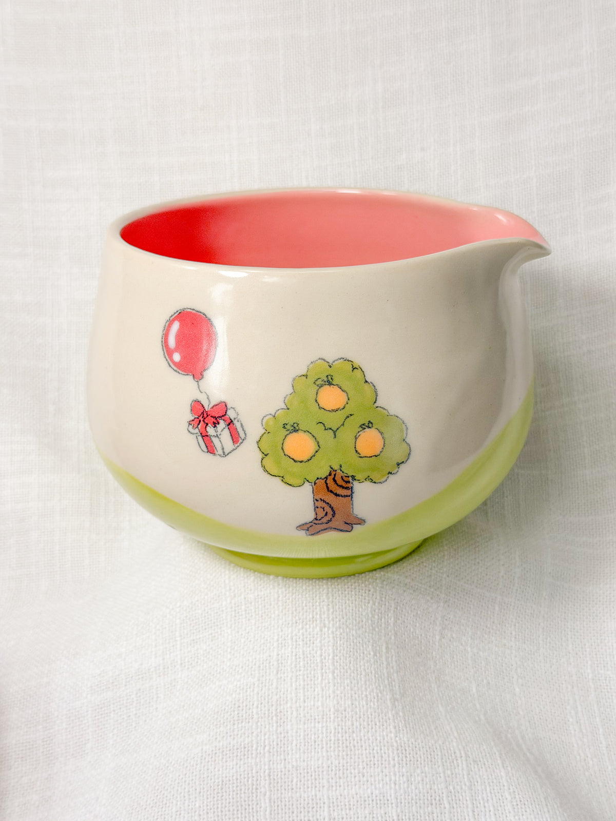 woody x dgaf - friend crossing matcha bowl