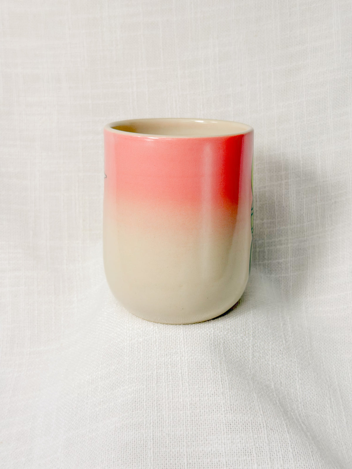 3 apples tall cup (pink)