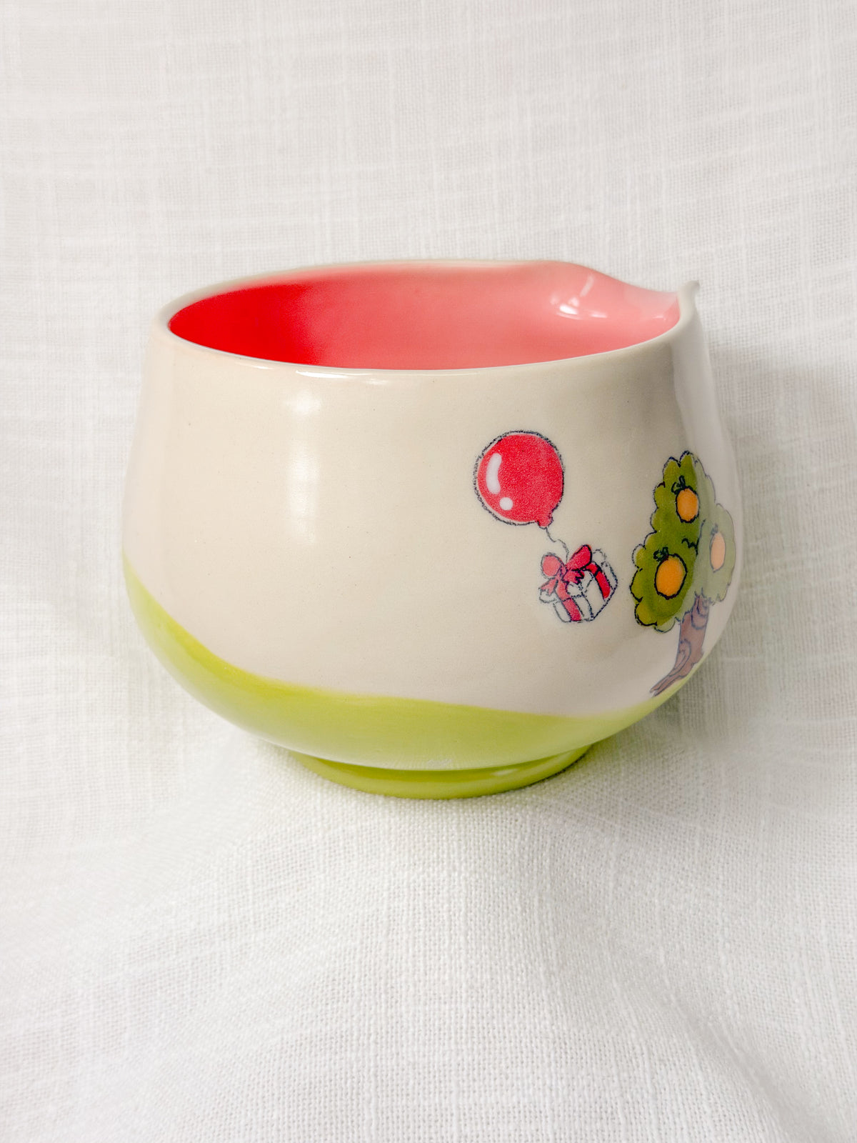 woody x dgaf - friend crossing matcha bowl