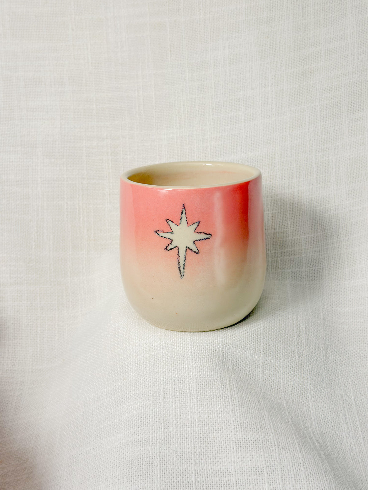 2 apples short cup (pink)