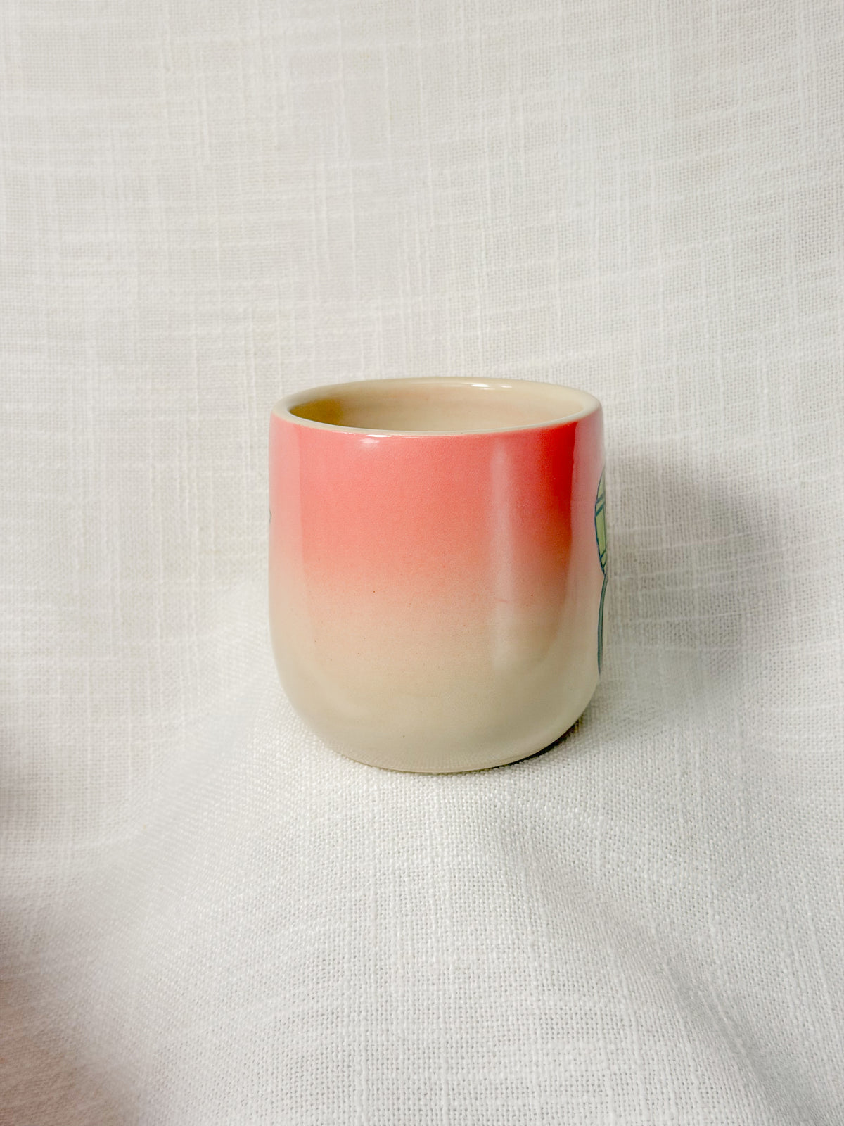 2 apples short cup (pink)