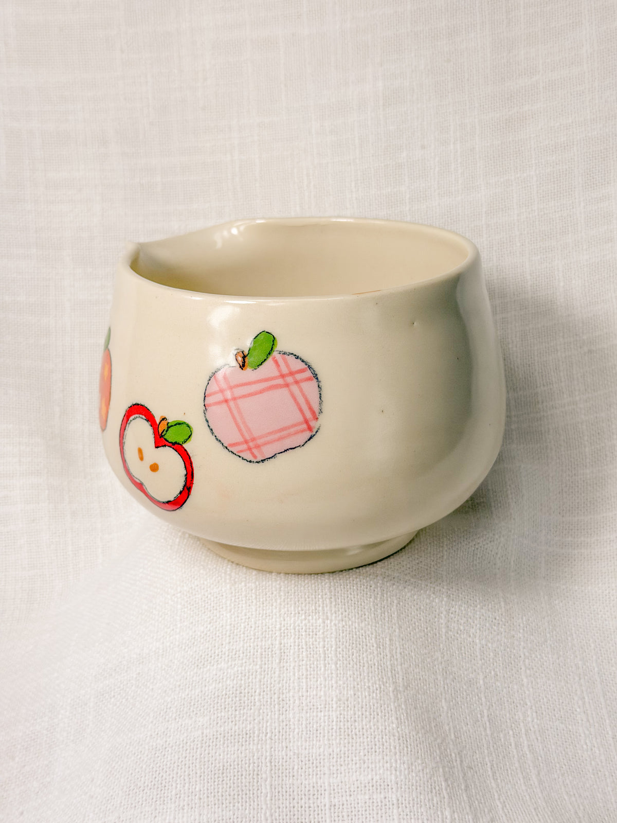 apples matcha bowl