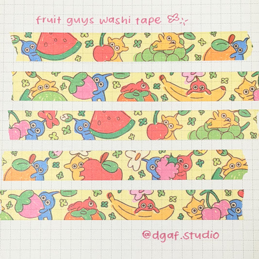 washi tape - fruit guys