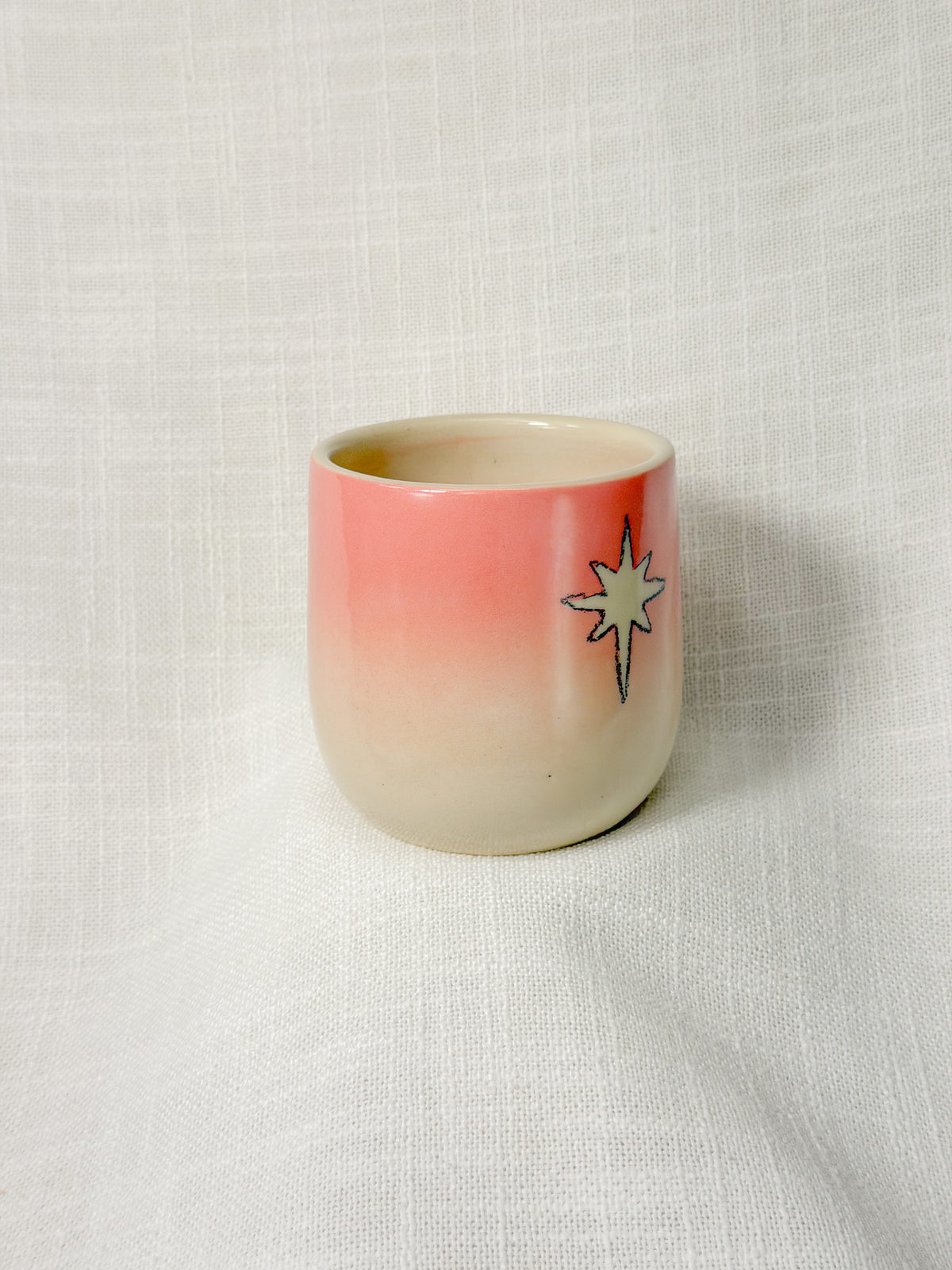 2 apples short cup (pink)