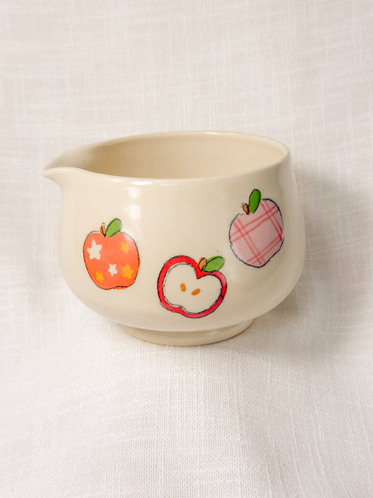 apples matcha bowl