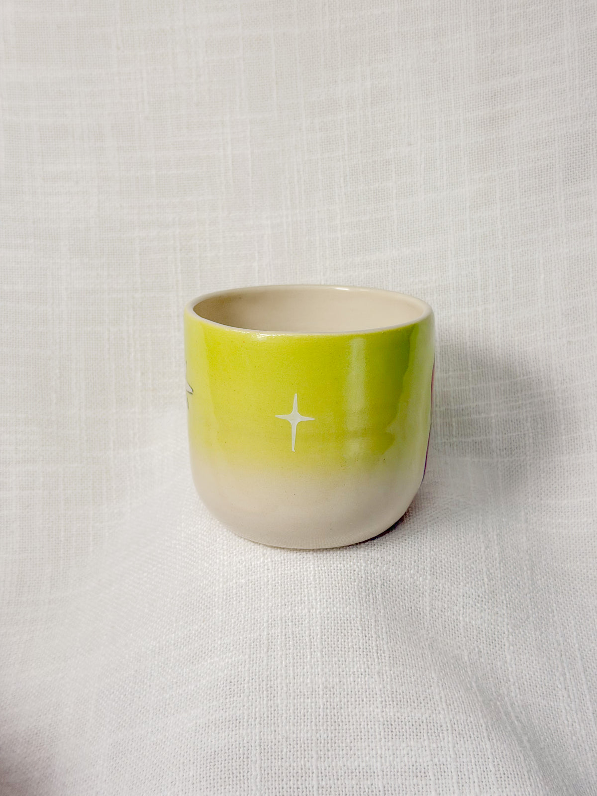 2 apples short cup (green)