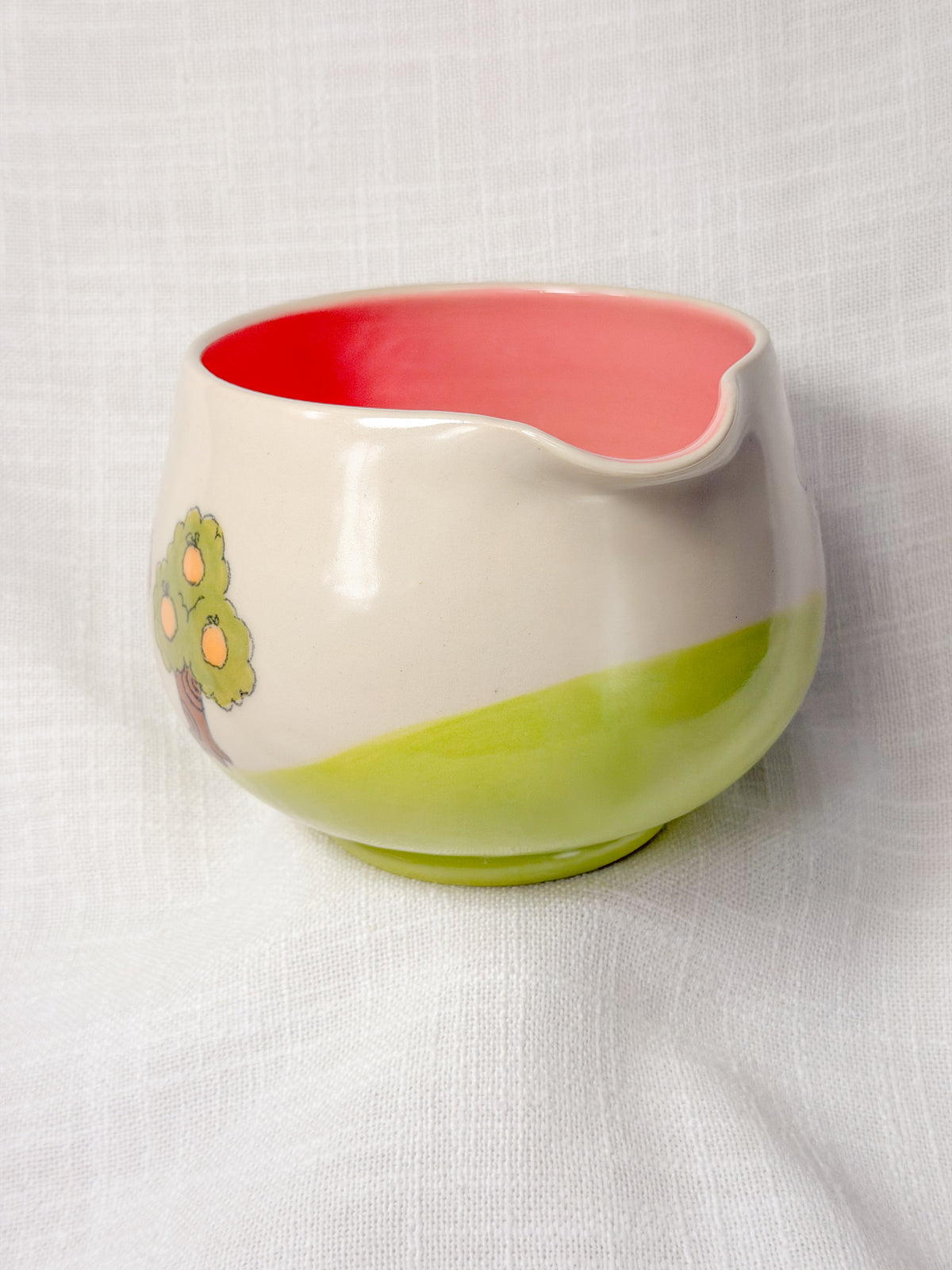 woody x dgaf - friend crossing matcha bowl