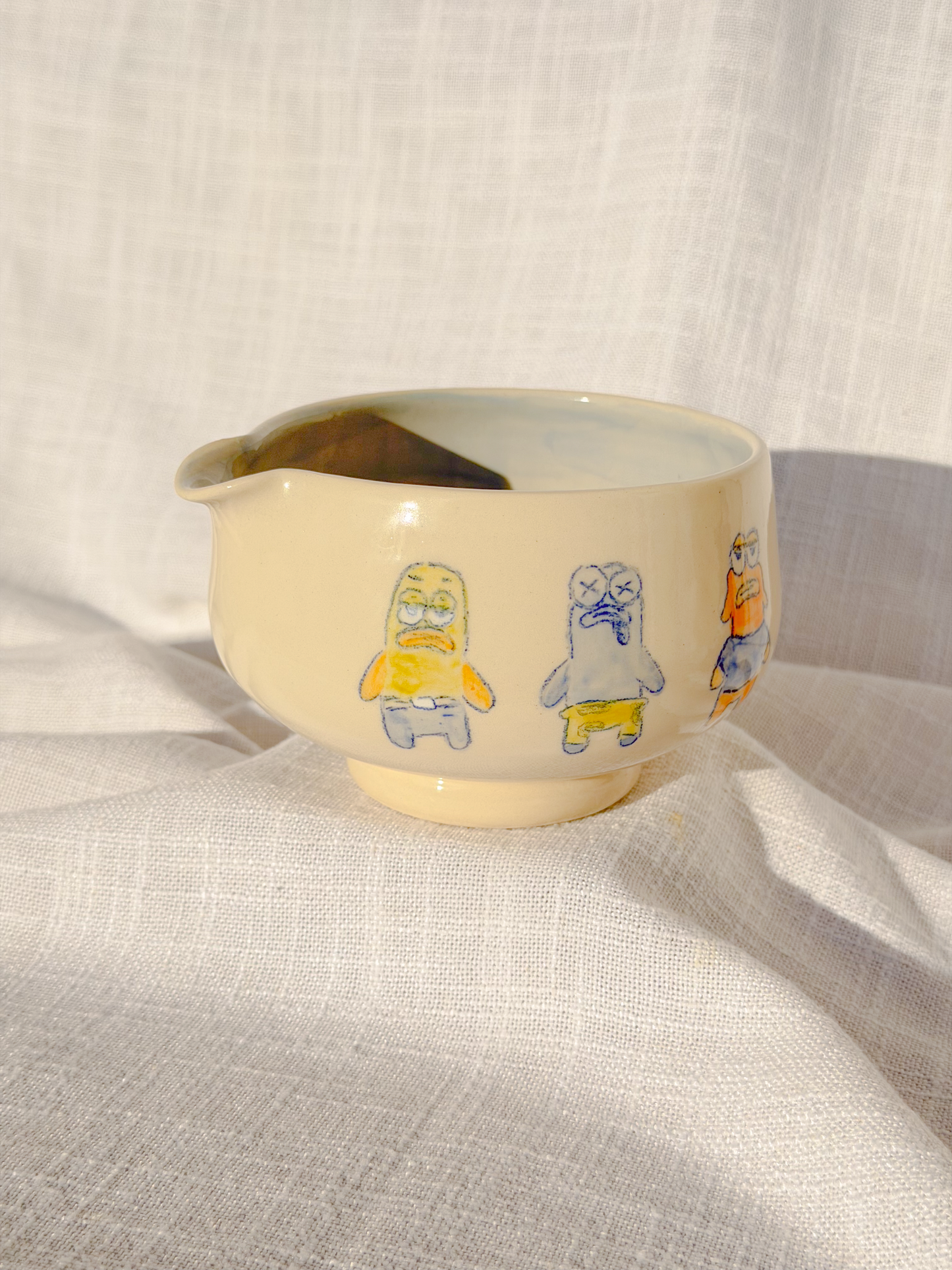 bikini bottom matcha bowl