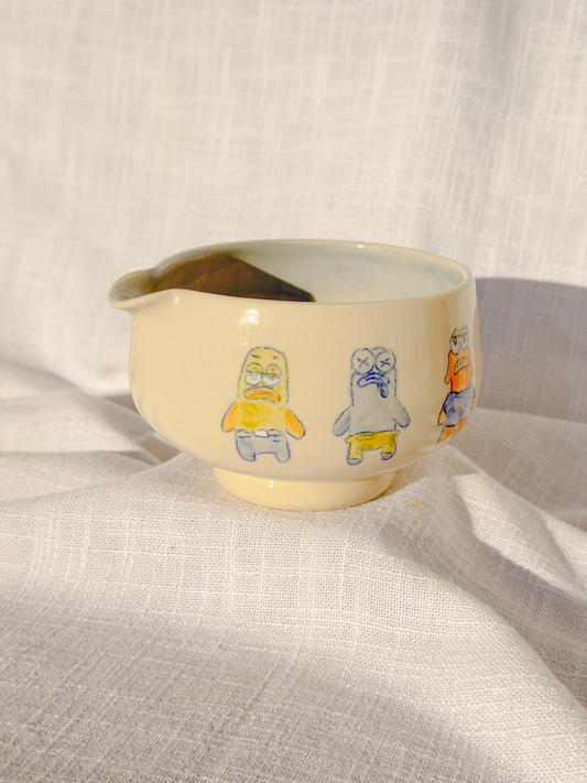 bikini bottom matcha bowl