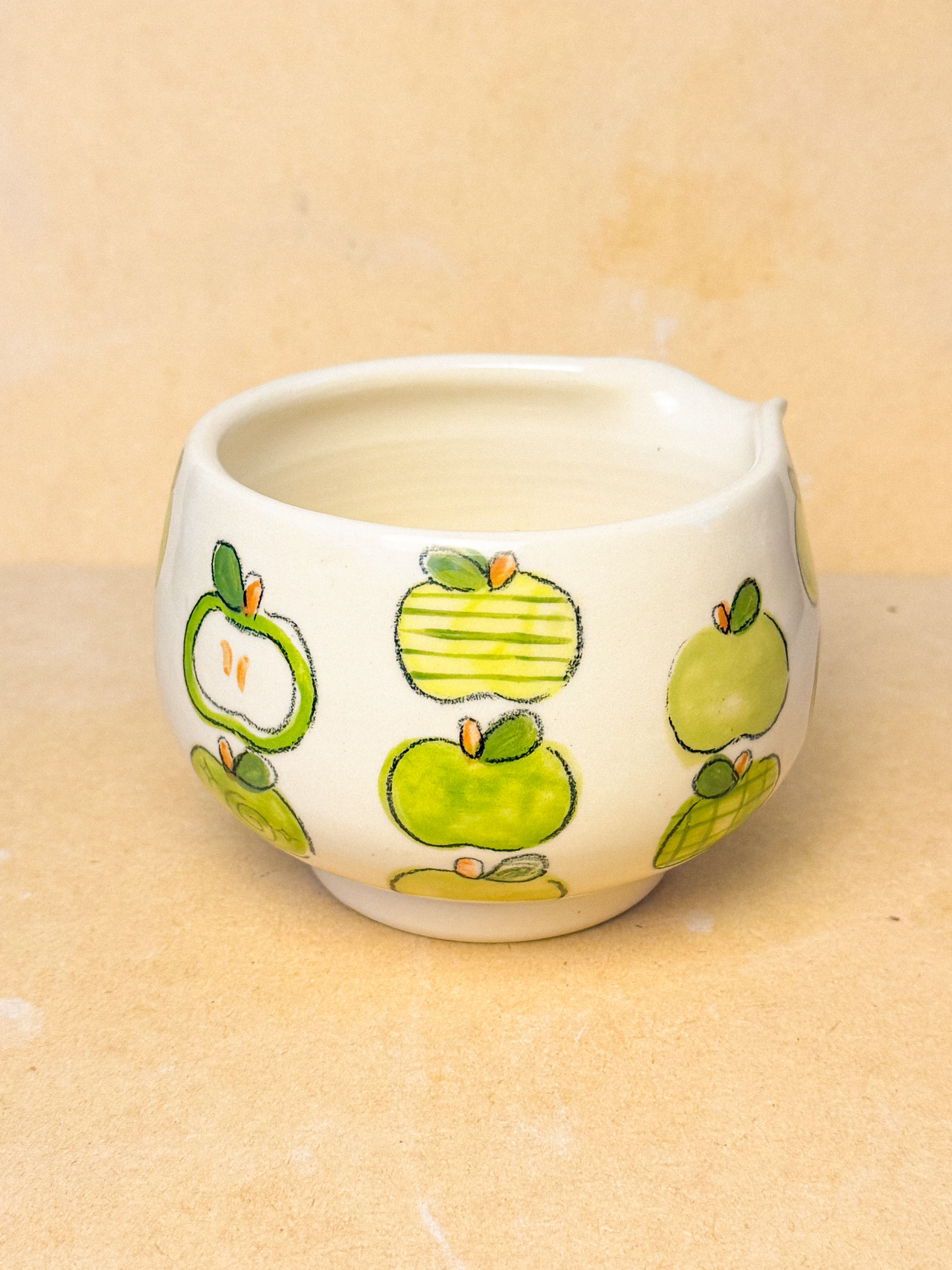 apples matcha bowl - green