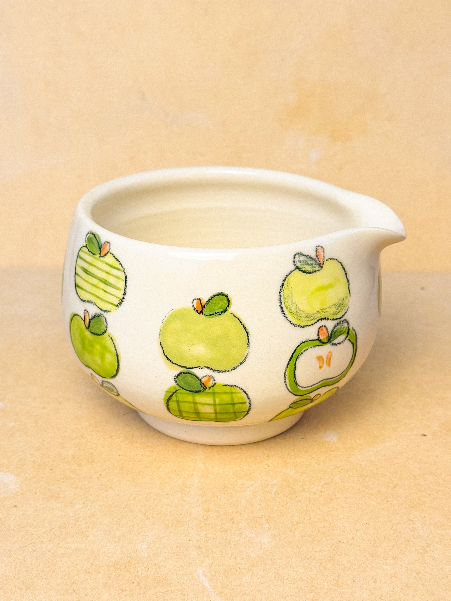 apples matcha bowl - green