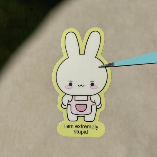 vinyl sticker - apron bunji