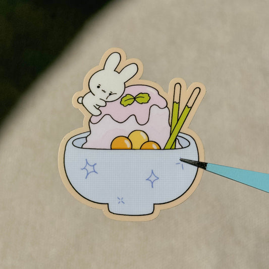 vinyl sticker - bingsoo bunji
