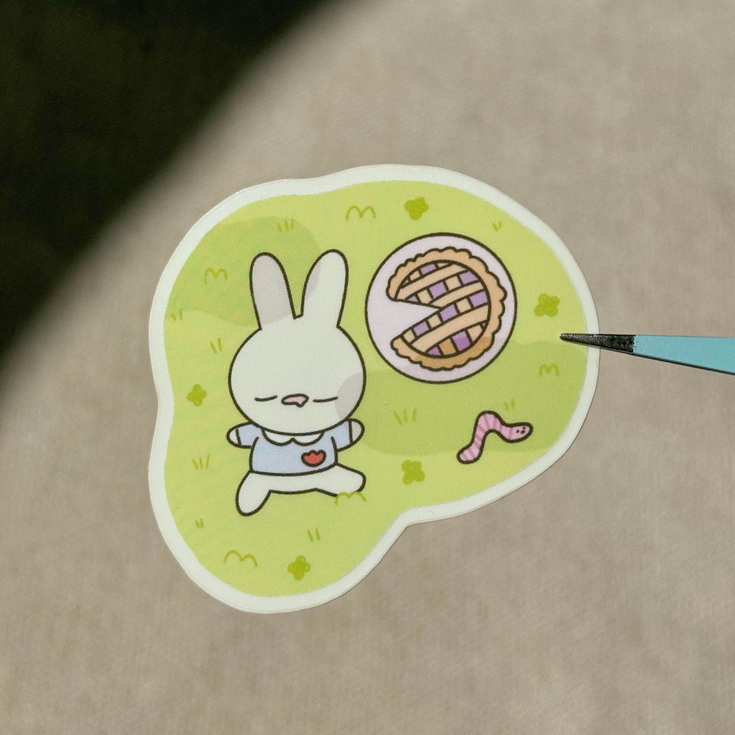 vinyl sticker - meadow bunji