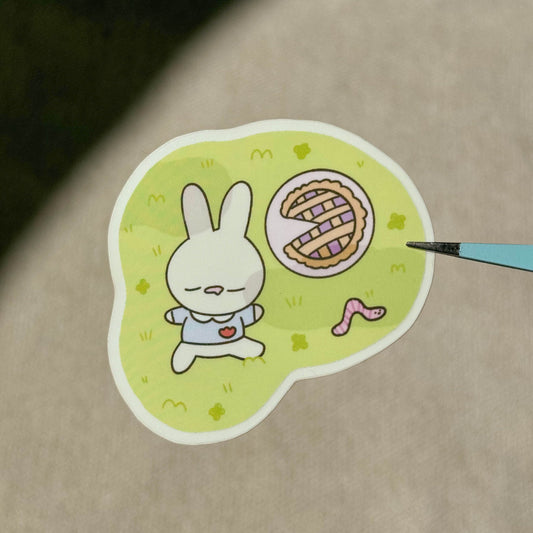 vinyl sticker - meadow bunji