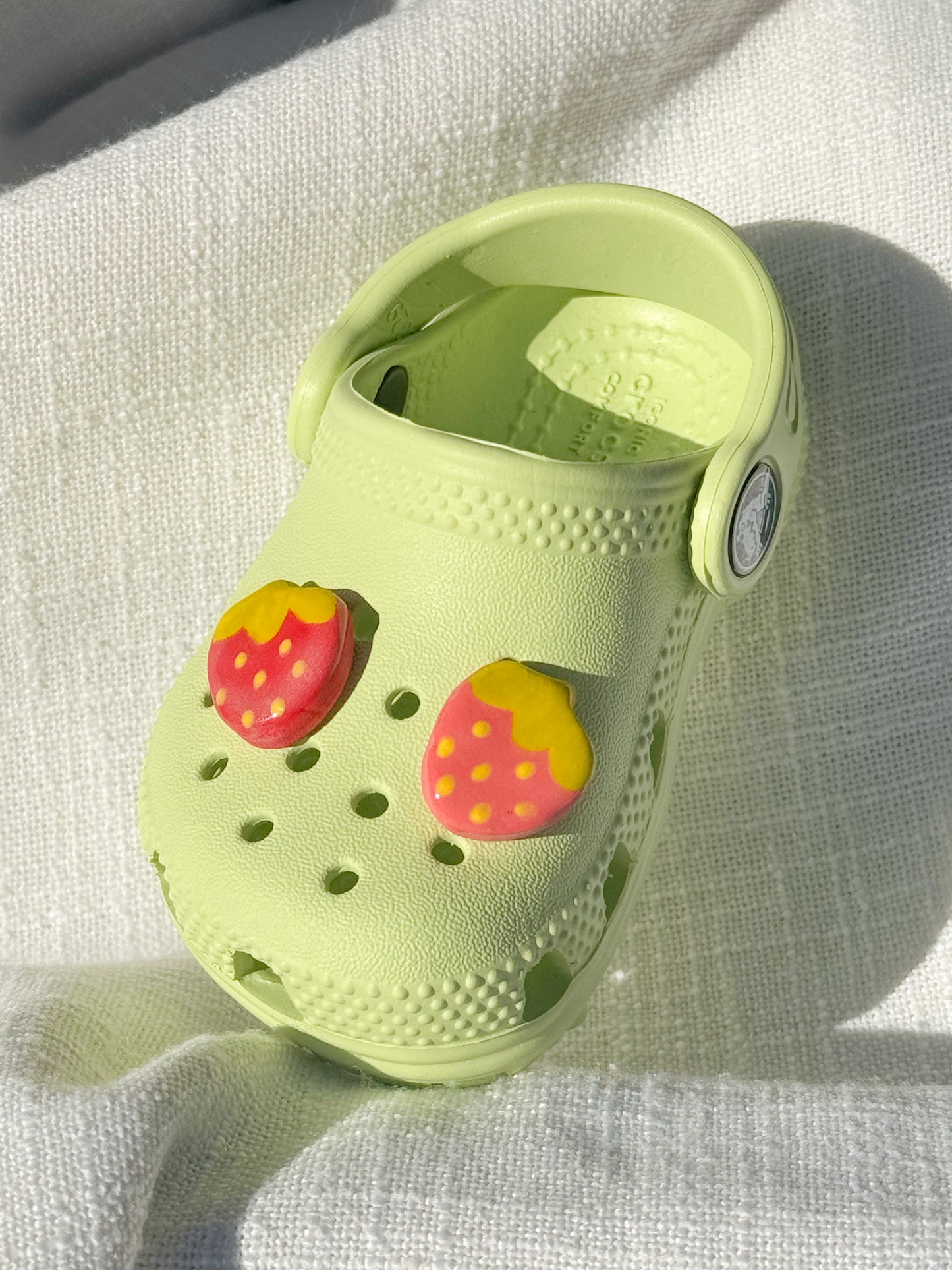 ceramic fruit - croc charm