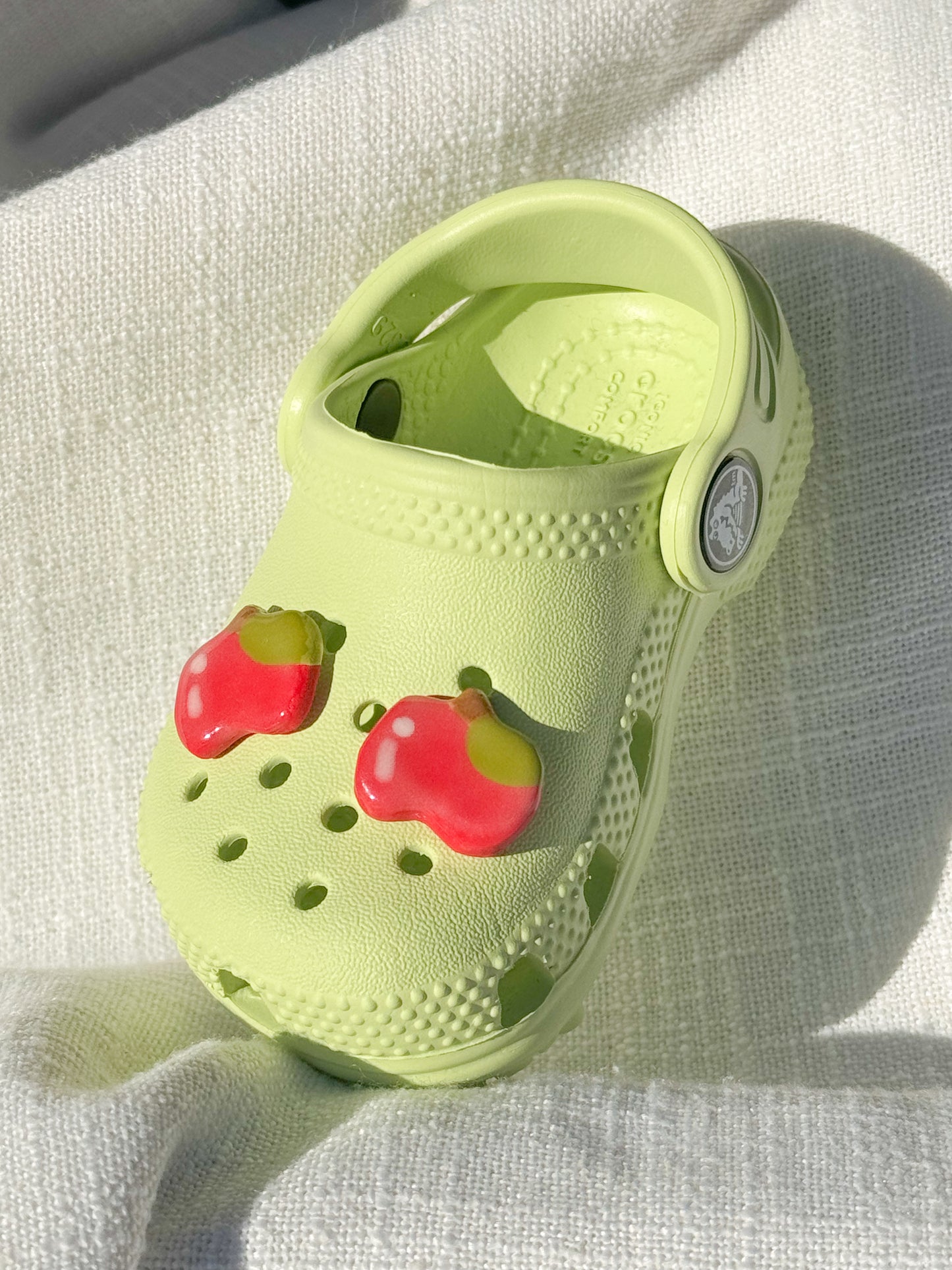 ceramic fruit - croc charm