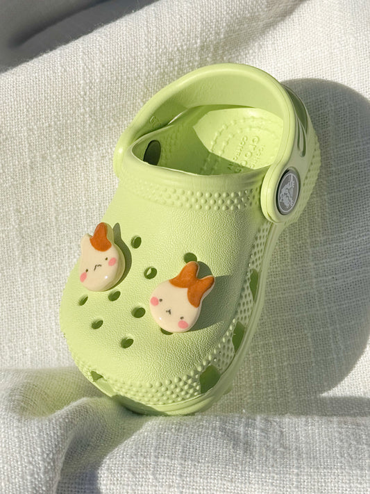 ceramic chibi bunny - croc charm