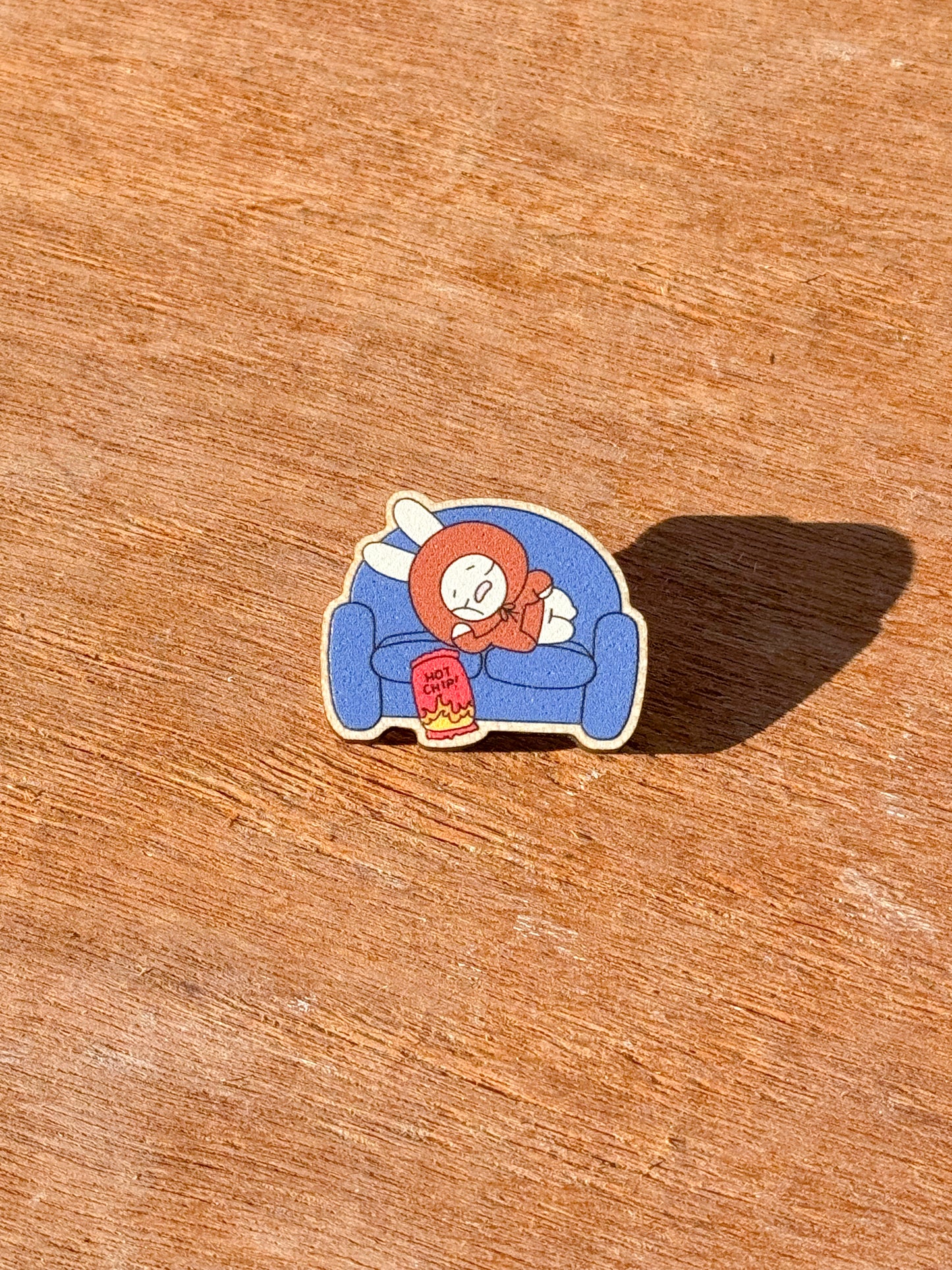 wooden pin