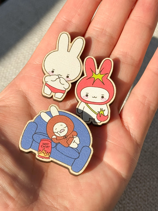wooden pin