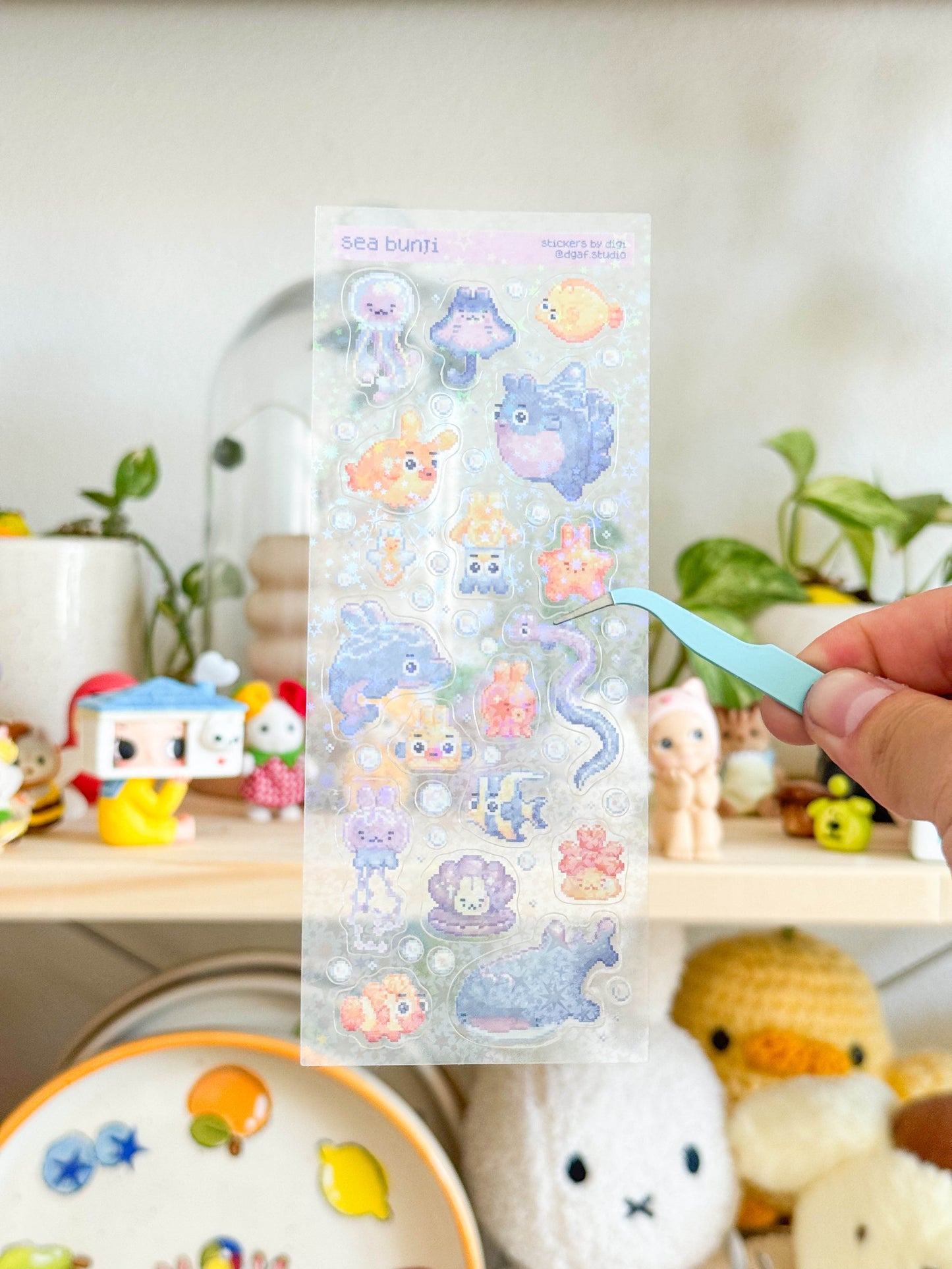 skinny sticker sheet - sea bunji