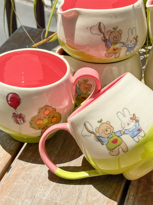 friend crossing mug