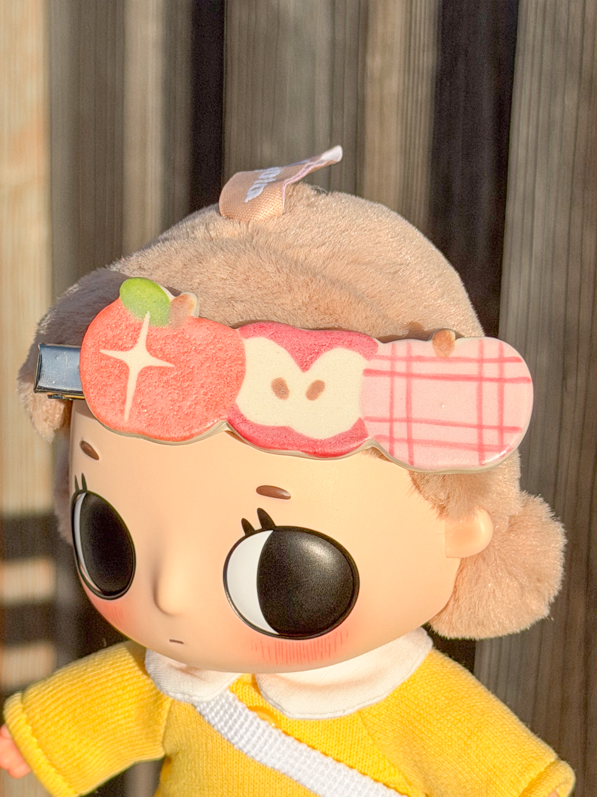 3 apples hair clip (envy)
