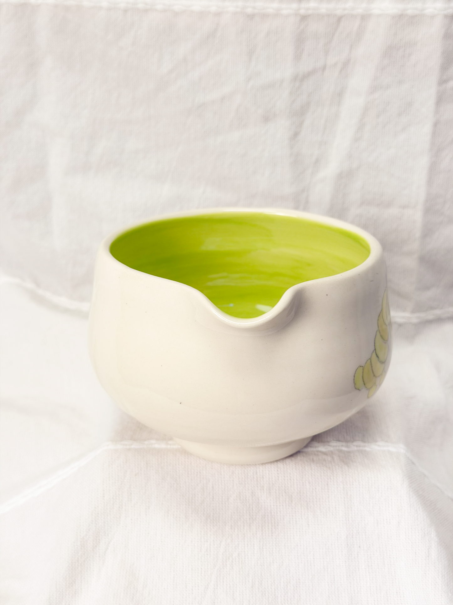 hungry caterpillar matcha bowl