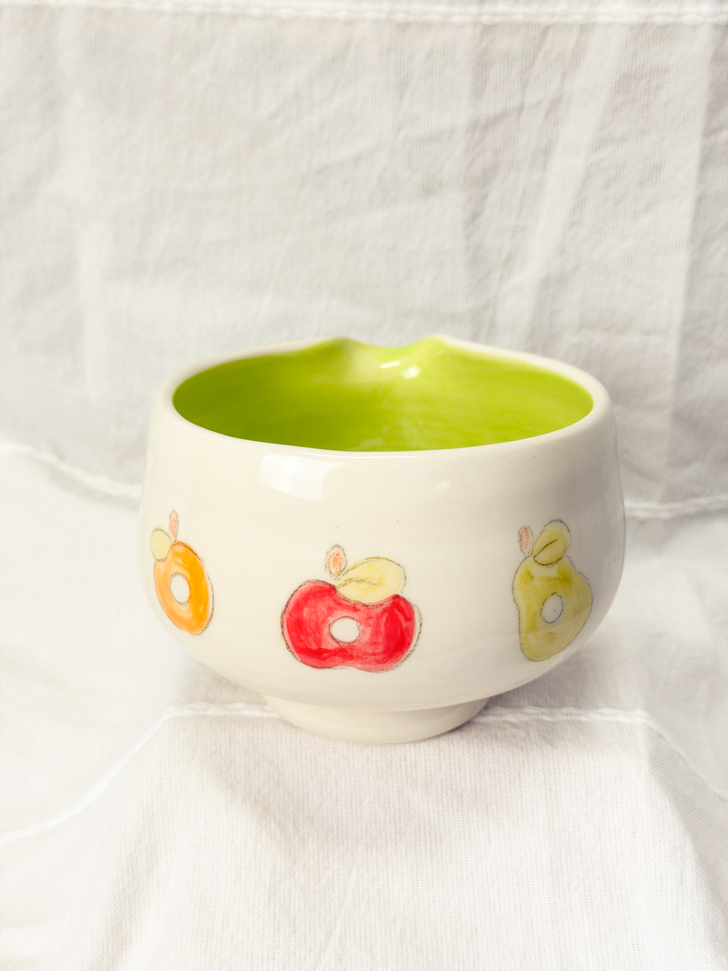 hungry caterpillar matcha bowl