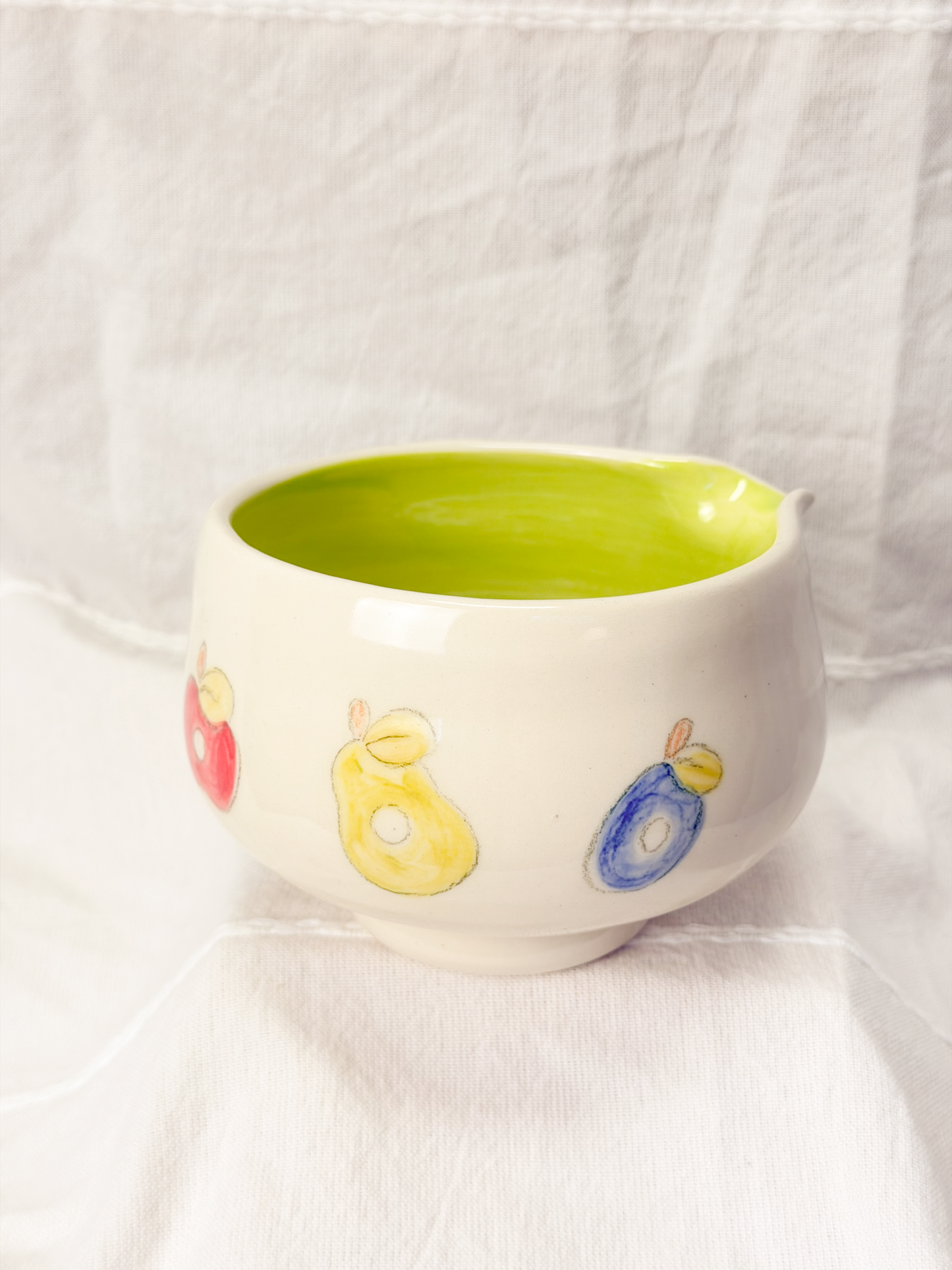 hungry caterpillar matcha bowl