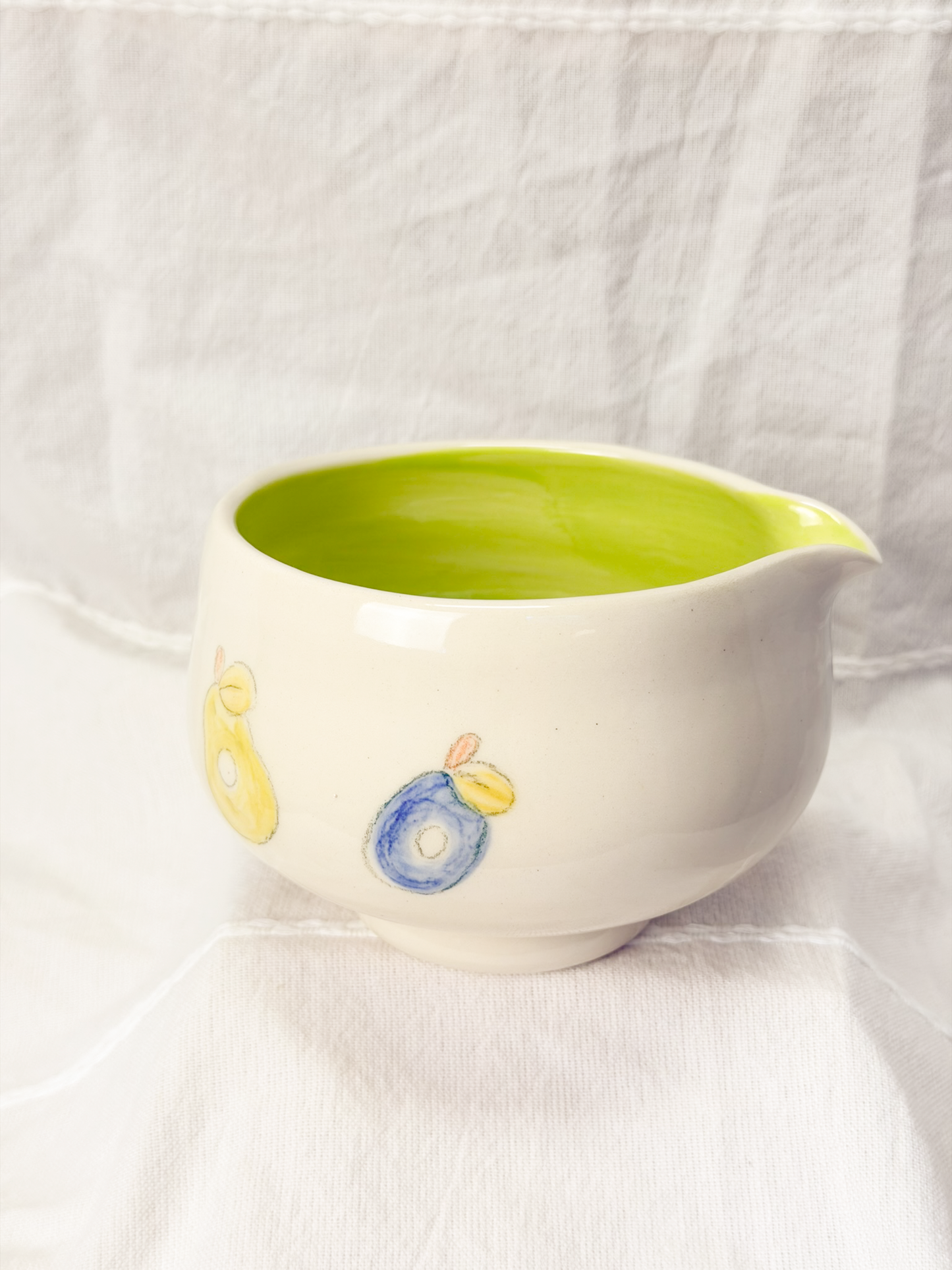 hungry caterpillar matcha bowl