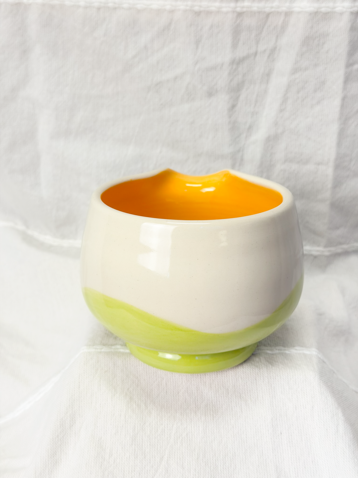 calico kitties matcha bowl