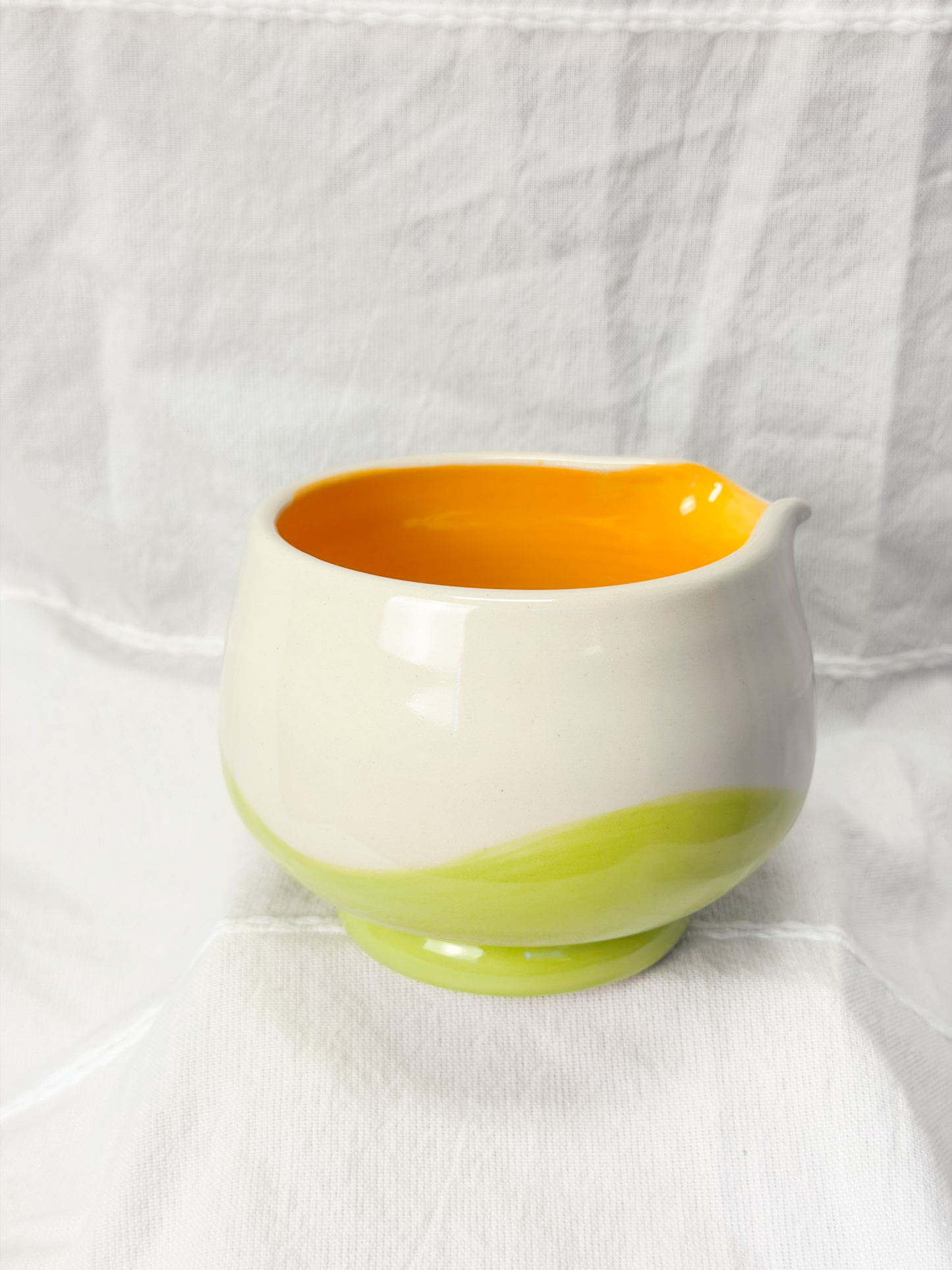 calico kitties matcha bowl