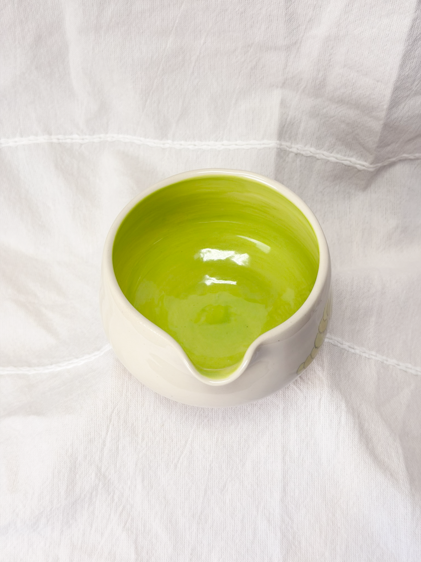 hungry caterpillar matcha bowl