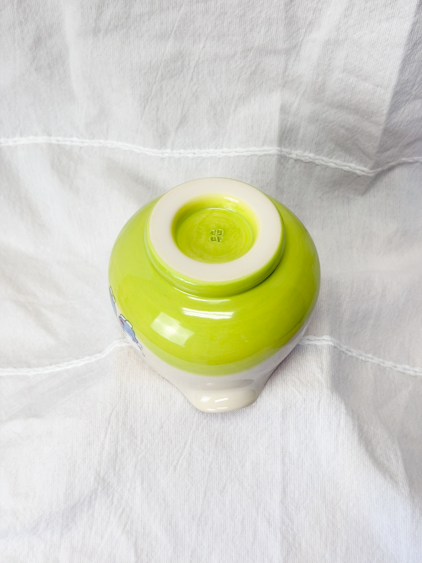 calico kitties matcha bowl