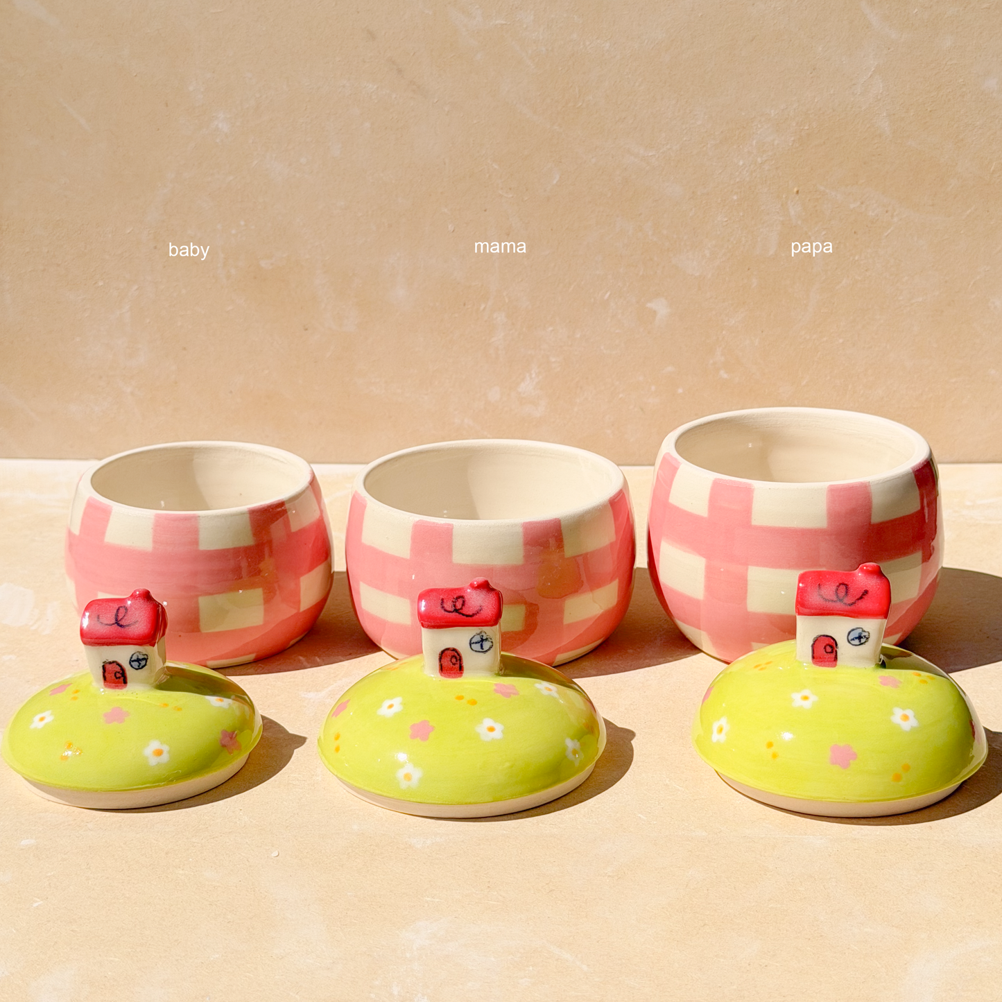 gingham house jar